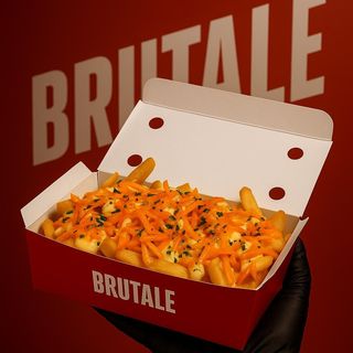 Patatas fritas con salsa ranch y queso cheddar