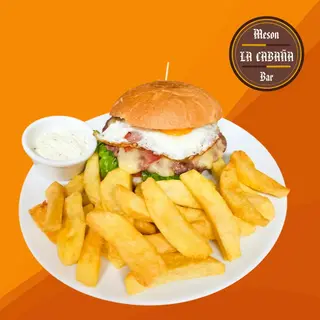 Combo Hamburguesa Leñadora
