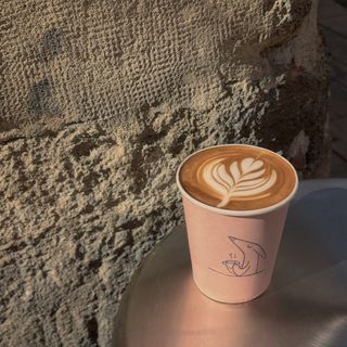 Salted caramel latte