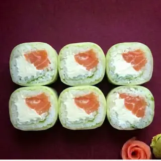 Spring de salmon con queso Philadelphia
