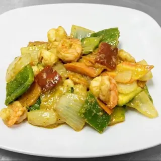 Gambas al curry