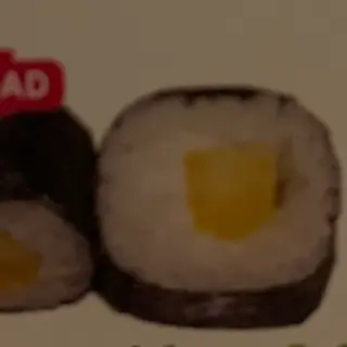 Futomaki mango con queso Philadelphia
