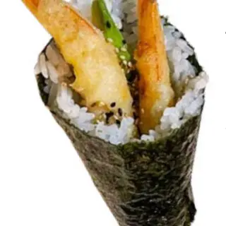 Temaki de langostino tempura