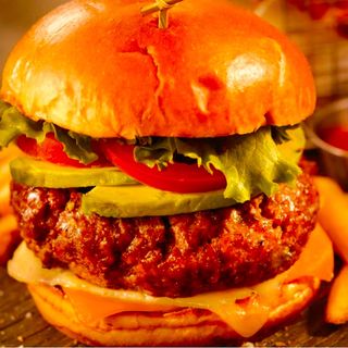 Hamburguesa de ternera al Fajamat