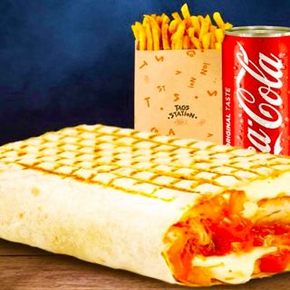 TACOS DE GAMBA+SEPIA