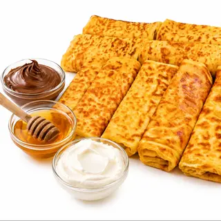 MESSEMEN الرغايف  con queso y miel 