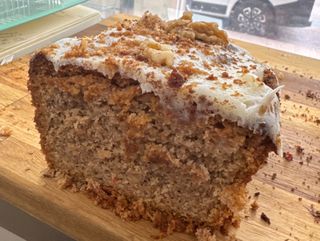 Plum carrot cake