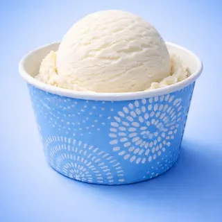 Helado nata 2 bolas