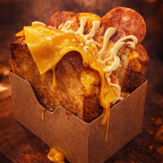 Brioche de bacon cheddar