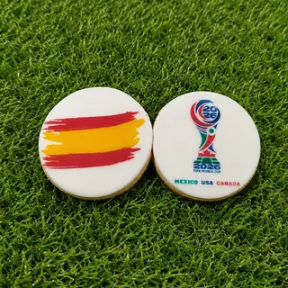 Galletas del Mundial de Futbol (2 uds.)