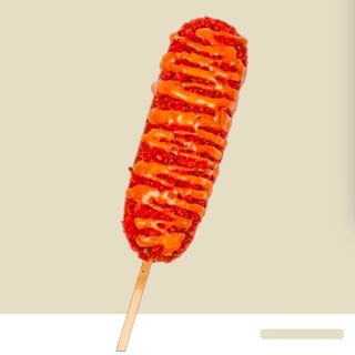 Cheetos corn dog