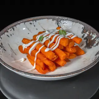 67. Tiras de boniato fritos