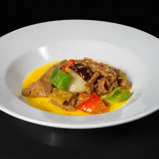 122. Ternera con salsa curry