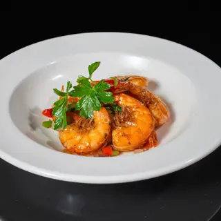 113. Langostinos con sal y pimienta