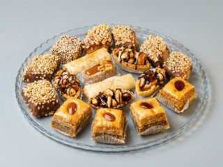 Pastel árabe de frutos secos