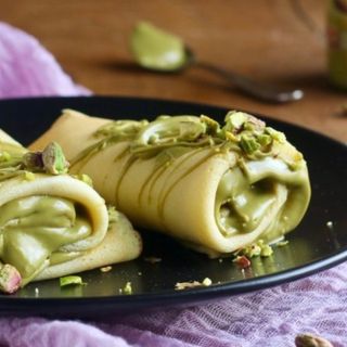 Crepe de pistacho