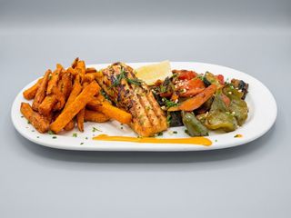 Salmón a la plancha