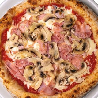 Pizza Jamón y Champiñones