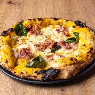 Pizza Zucca e pancetta