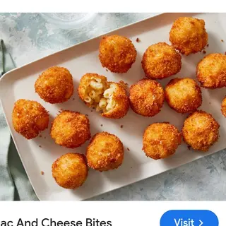 Mac and cheese balls con patatas caseras