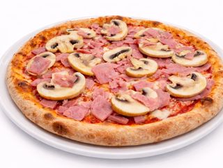 Pizza prosciutto funghi (33 cm)
