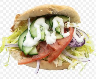 Doner kebab vegetal
