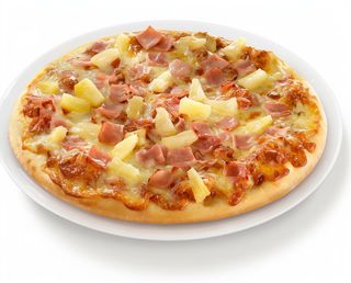 Pizza ham y pineapple (medium)