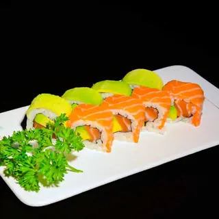 169. Uramaki De Salmón Con Aguacate (8 Pzs)