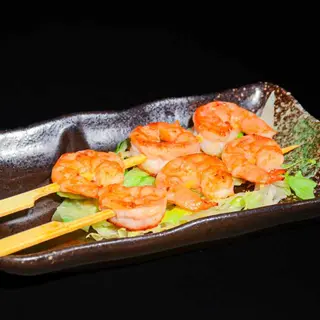 61. Pinchos De Langostinos a la Plancha. (2 Pzs)