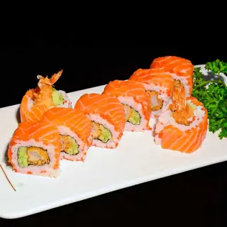 173. Uramaki De Tempura Langostino (8 Pzs)