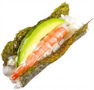 158 Temaki ebi y aguacate