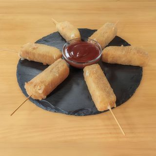 Piruletas de mozzarella (6 uds.)