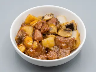 Ternera con salsa de ostras