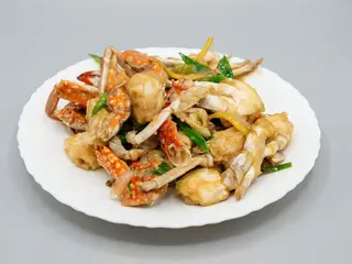 Cangrejo con salsa especial 