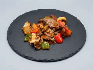 Ternera con salsa barbacoa