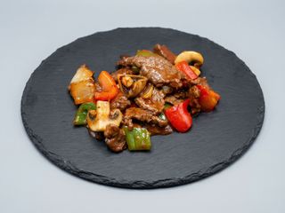 Ternera con salsa barbacoa