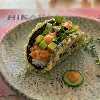 Taco sushi salmón(1pz)