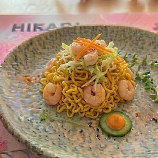Yakisoba con langostino