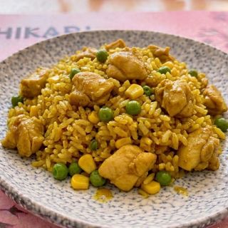 Arroz con pollo al curry