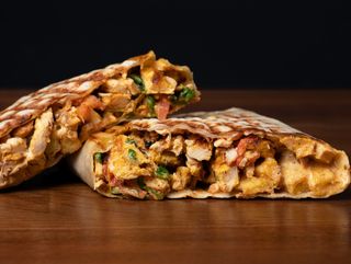 Tacos Frances de pollo con pico de gallo