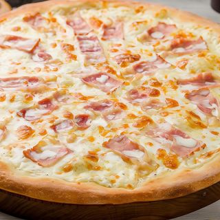 Pizza de carbonara