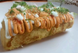 Brioche de ensaladilla de pulpo (18 cm.)