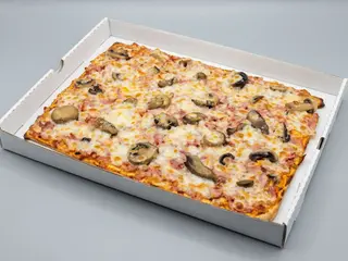 Pizza carbonara  (18x25 cm)