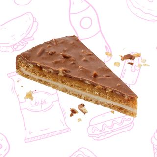 Tarta almendras y caramelo