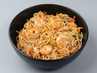 Noodles con Langostinos