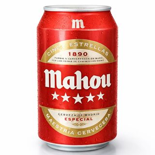 Cerveza mahou 5 estrellas lata 33cl