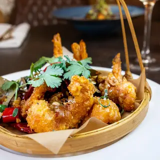 Langostinos kon po picante