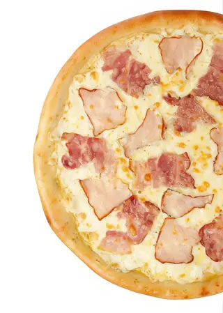 Pizza carbonera (30 cm.)