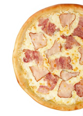 Pizza carbonera (30 cm.)