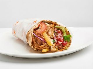 VIP shawarma rollo ternera y cordero con patatas